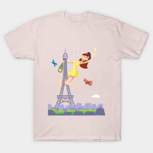 Parisienne Eiffel Tower T-Shirt